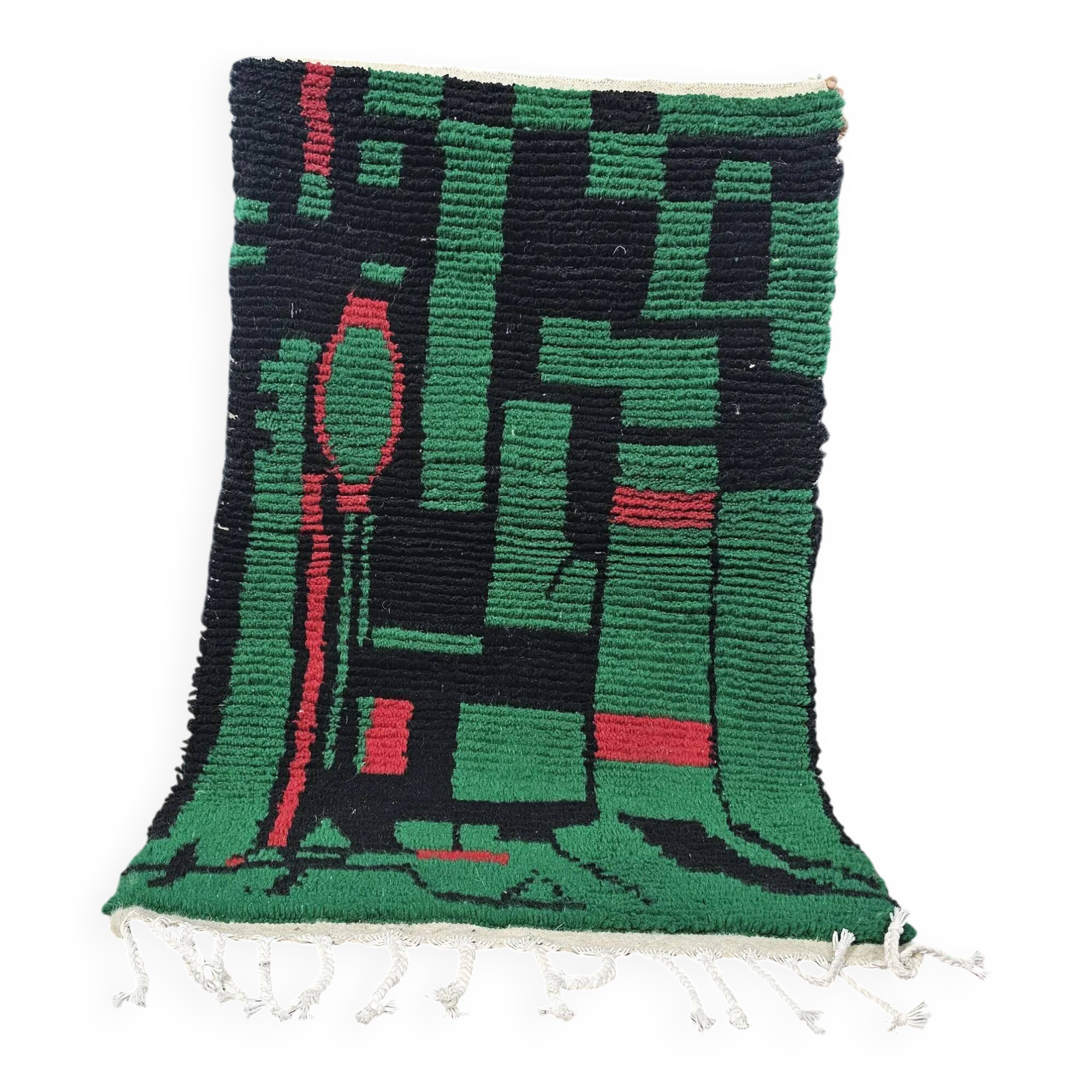 Handwoven Moroccan rug 3x2 m