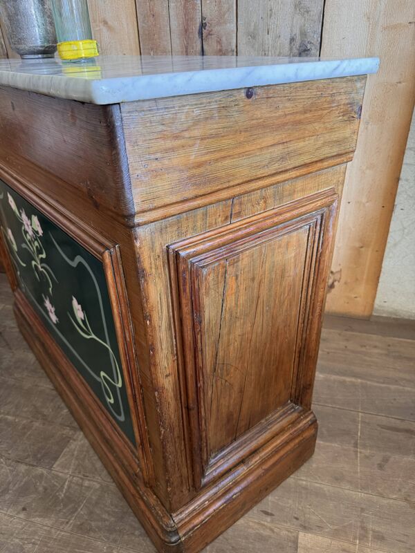 Comptoir bar ancien art nouveau