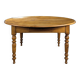 Louis Philippe table with extensions in cherry wood.