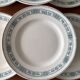 Set of 6 antique flat plates Moulin des Loups & Hamage model P