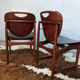 2 chaises danoises Arne Hovmand en teck