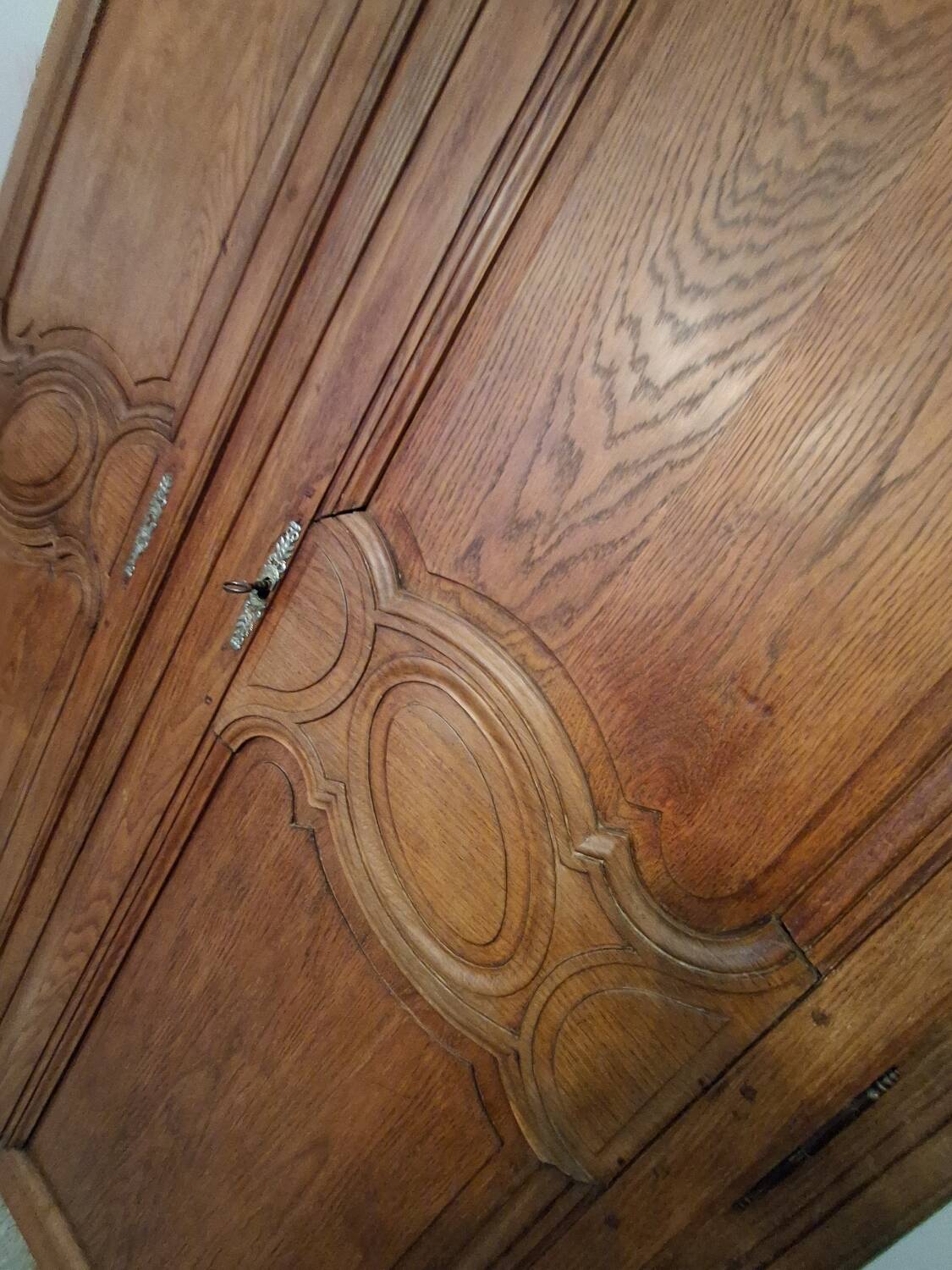 Norman oak stripped wardrobe