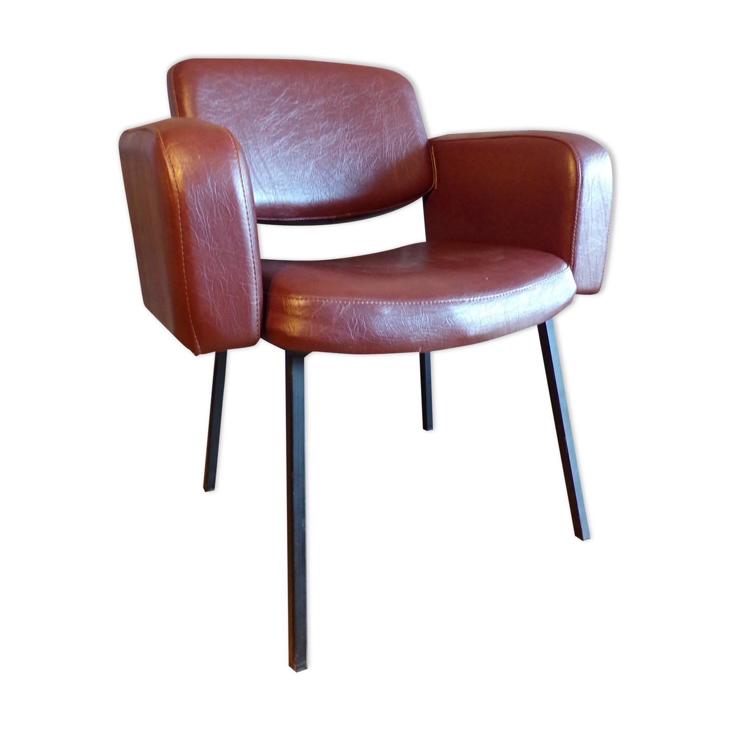 Conference chair in skaï