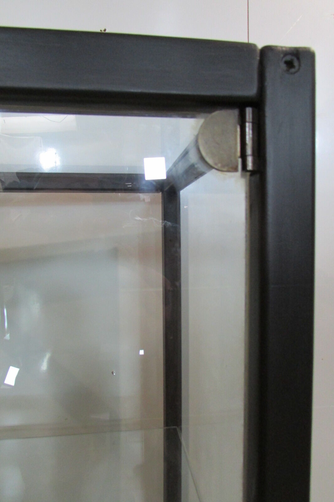 Antique all-sided showcase