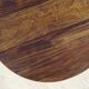 Solid wood pedestal table, Ø60cm