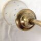 Tulip wall lamp 50s, Vintage, glass and brass