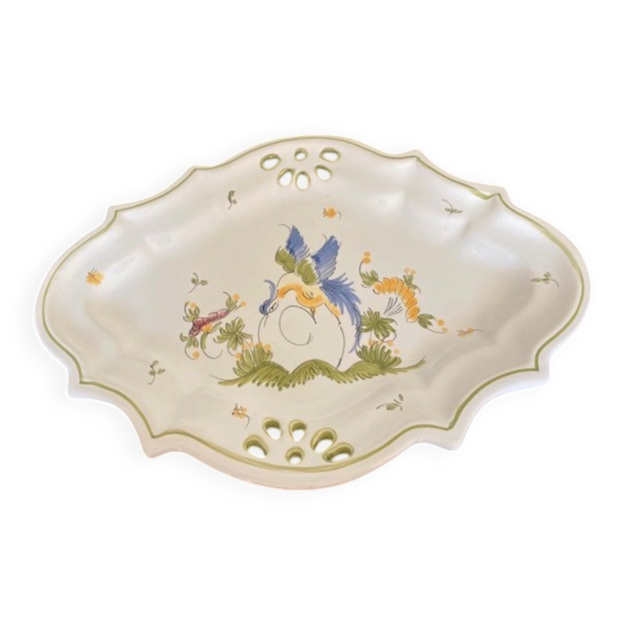 Oval plate Moutiers