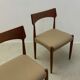 4xDanish Teak Dining Chairs by Bernard Petersen 1960s