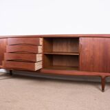Large Danish Teak Sideboard by Axel Christensen for ACO Mobler 1960.