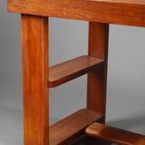 50s oak office by Pierre Bloch and Charles Dudouyt