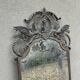 Art Deco wrought iron bird mirror in the style of Gilbert Poillerat, circa 1930