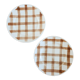Duo dessert plates model tablecloth Moulin des loups