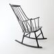 Rocking chair Lena Larsson Scandinavian design 1960 for Nesto