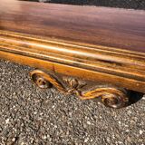 Renaissance-style dining table in solid wood