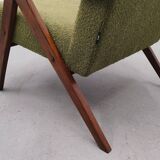 Easy Chair Model B 310 Var in Green Boucle