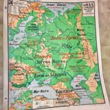 Old USSR and Finland N34 map