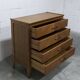 Scandinavian chest of drawers 1960 light oak clean and solid