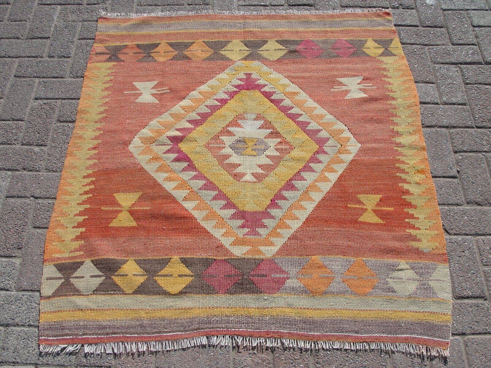 4x4 kilim rug small area rugs for living room handmade carpet kelim teppich