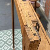 Oak wall mirror