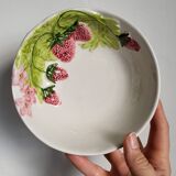 Large strawberry slip dish