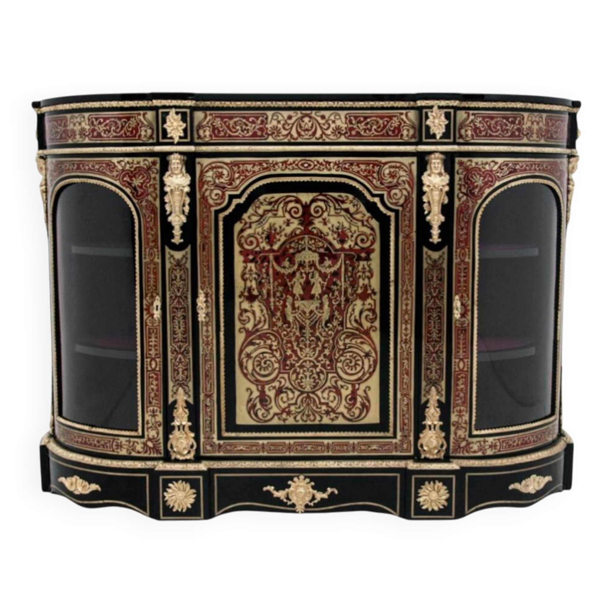 Boulle cabinet, France, circa 1860