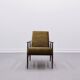1960 Henryk Lis Mid Century Armchair in Forest Green Velvet