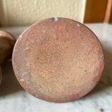 Vintage stoneware candlesticks