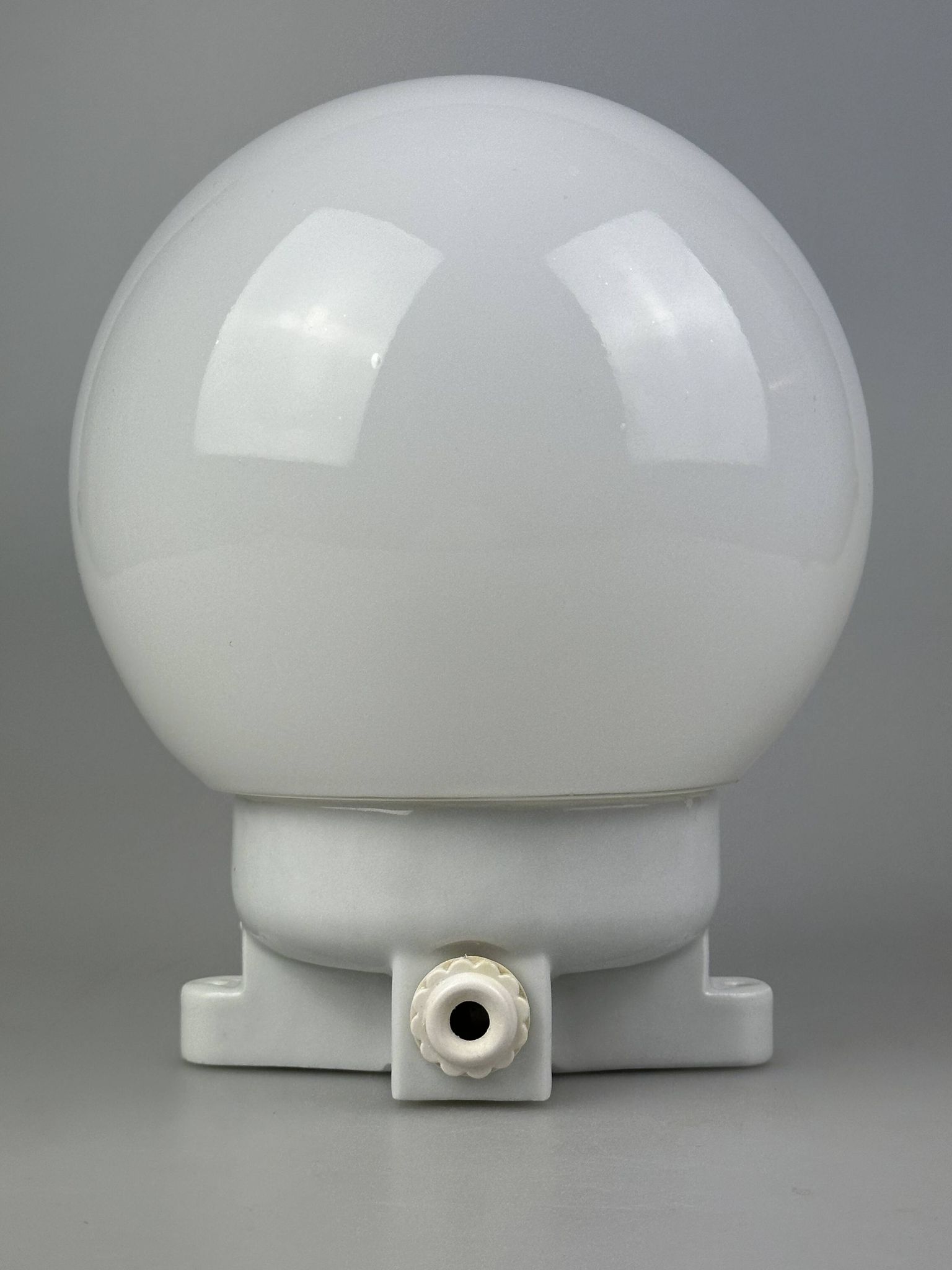 50s 60s wall lamp cellar lamp ceramic & glass Bauhaus design