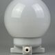 50s 60s wall lamp cellar lamp ceramic & glass Bauhaus design