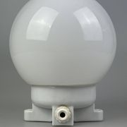 50s 60s wall lamp cellar lamp ceramic & glass Bauhaus design