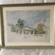 Framed watercolor by F. Hennequet - Reunion Island