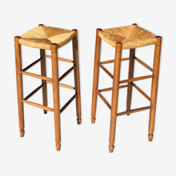 Pair of vintage high stools