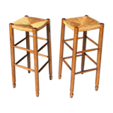 Pair of vintage high stools