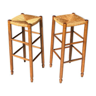 Pair of vintage high stools