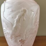 Art deco vase decorated with roosters