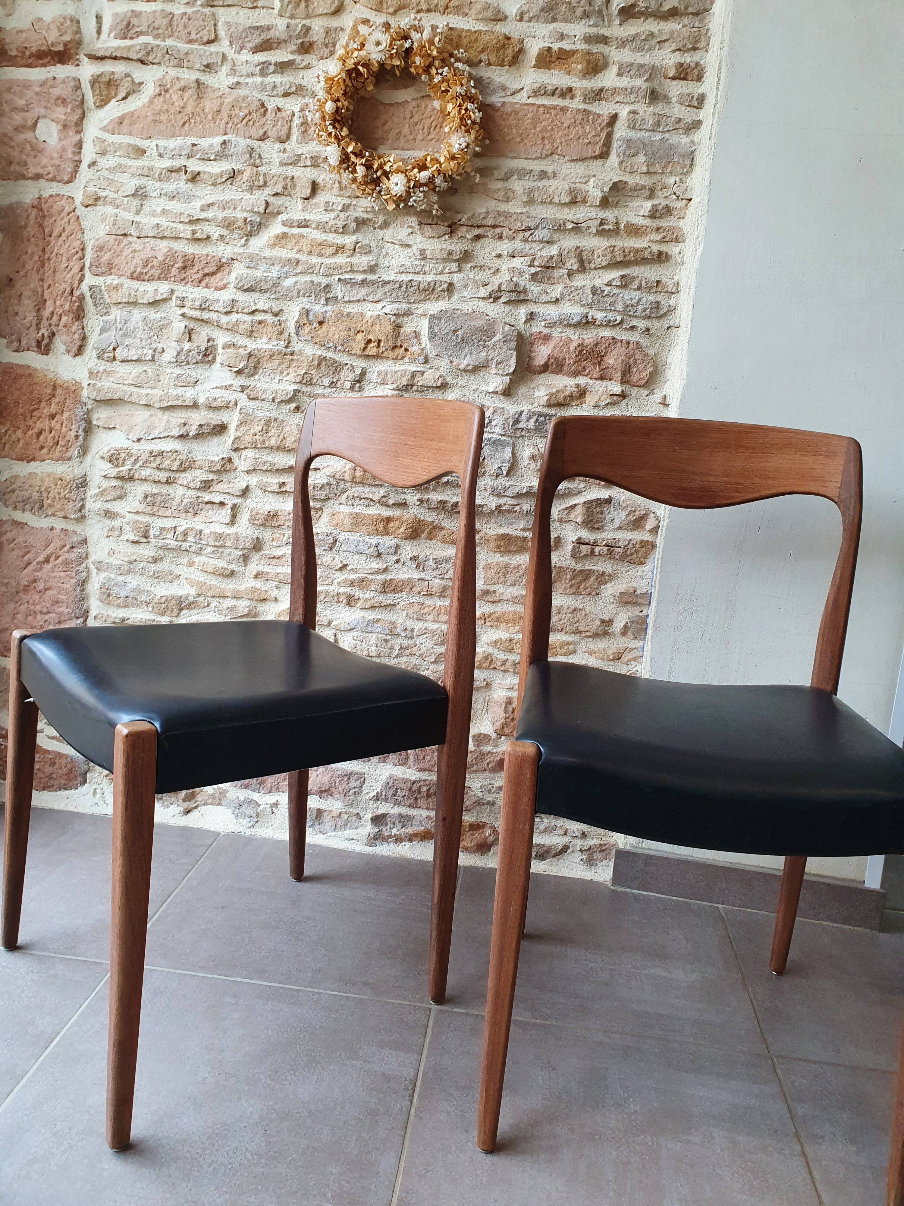 Pair of Danish chairs