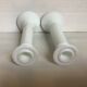 Pair of antique opaline candlesticks Germany
