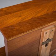 Mid-century modern teak wall shelf by Walter Wirtz for Wilhelm Renz, Germany, 1960s