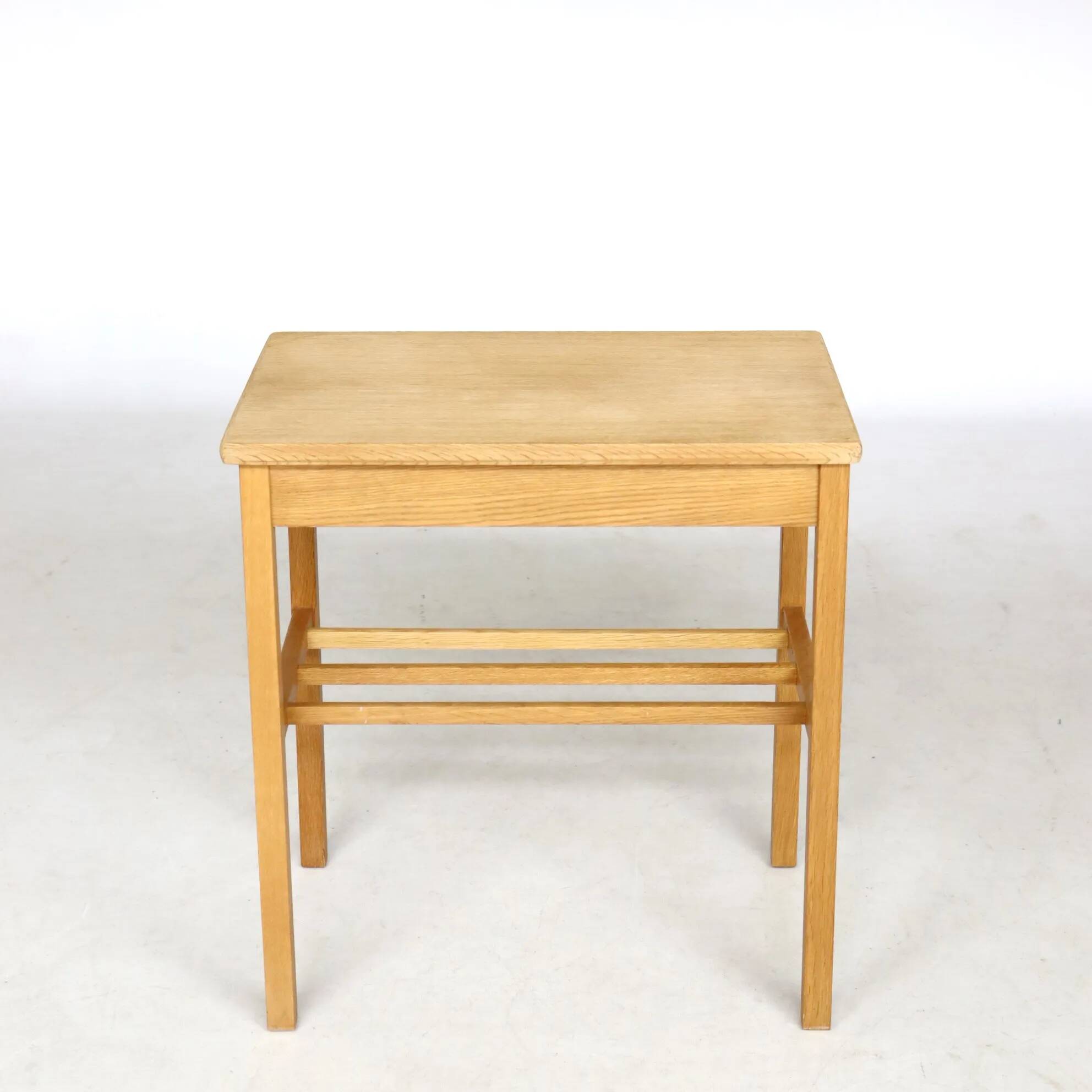 Scandinavian wooden bedside table