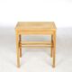 Scandinavian wooden bedside table