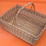 Rectangular basket centerpiece Woven wicker