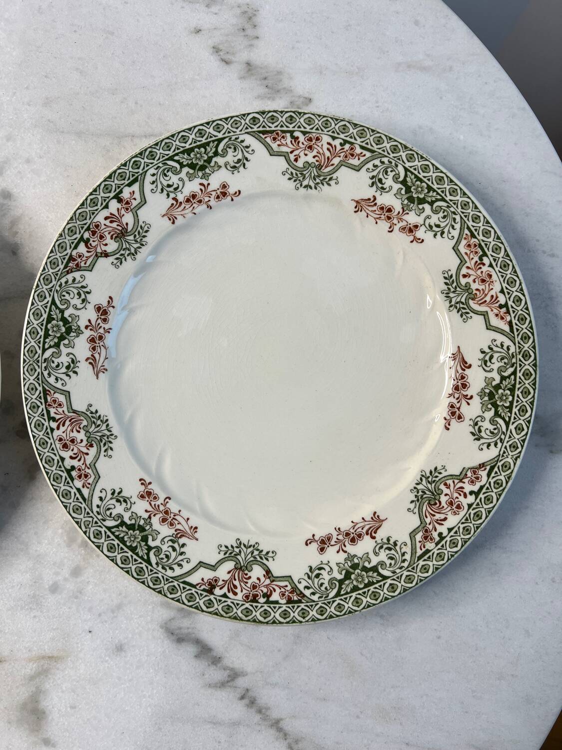 Two flat plates Longwy Bruges