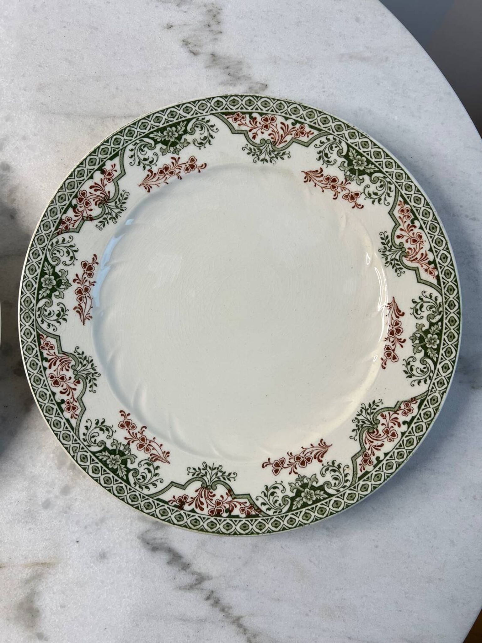 Two flat plates Longwy Bruges