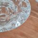 Paire de bougeoirs en verre