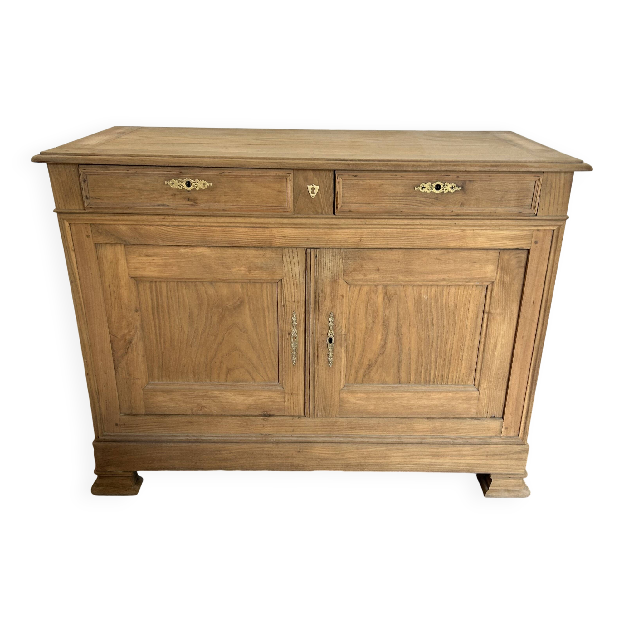 Solid stripped oak sideboard