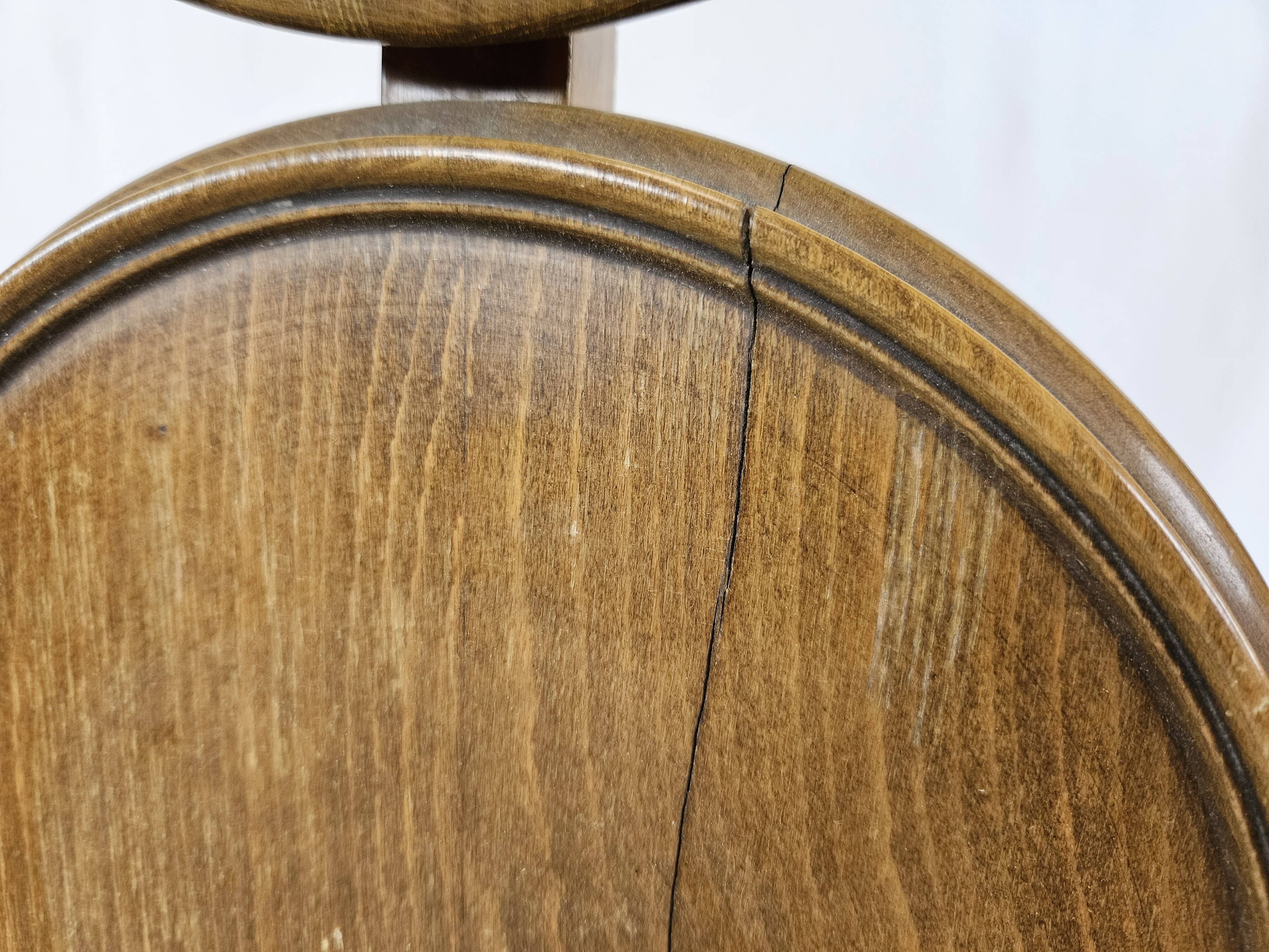 70s coffee table in walnut with closable shelves
