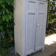 Old Paris wardrobe gray patina