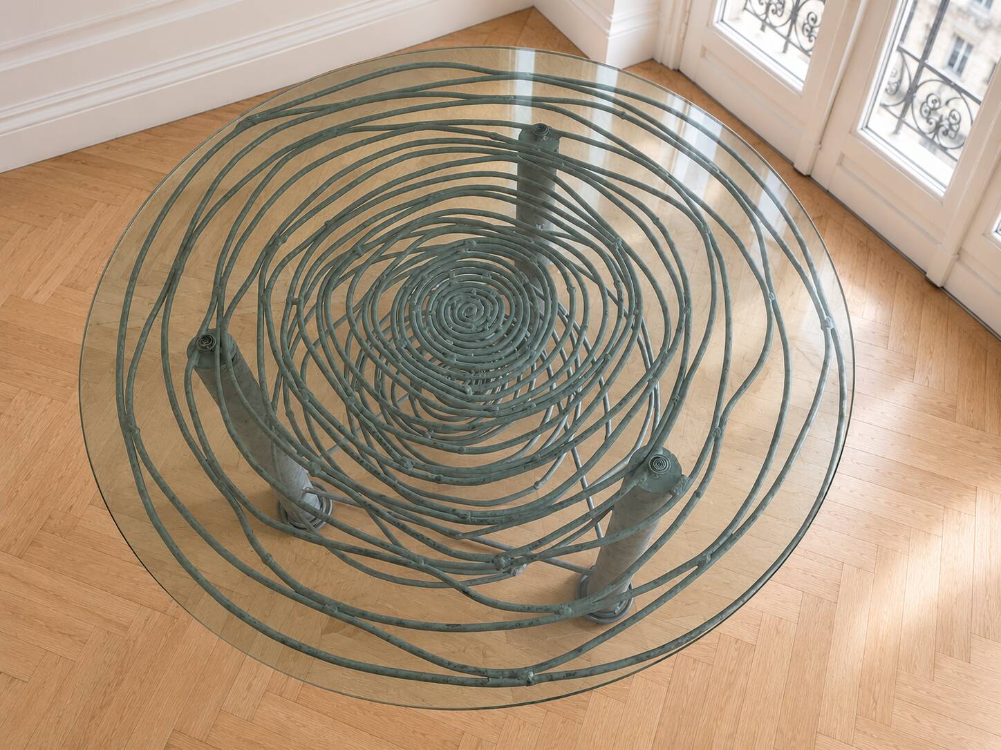 Table sculpturale Jean Pierre Dussaillant