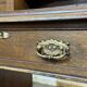 English oak graduated desk from the late 19th century.