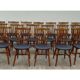 Lot de 14 chaises bistrot Baumann